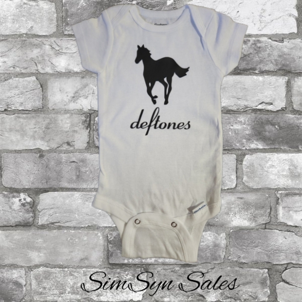 Deftones Unisex Baby Band Onesie Onepiece Bodysuit 0-3 Months
